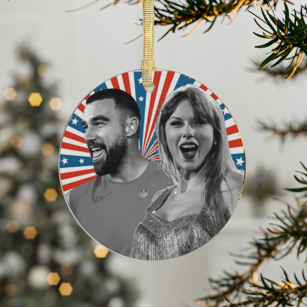 Taylor Swift Ornament Travis Kelce Taylor Swift Taylor Swift Etsy