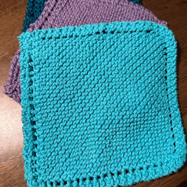 Simple Dishcloth Knitting Pattern