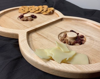 Wood Adult Themed Charcuterie Tray *CharBOOBerie Board* Bachelor* Bachelorette Party* Adult Gift*Mature Content*Titty Tray*Breast Board