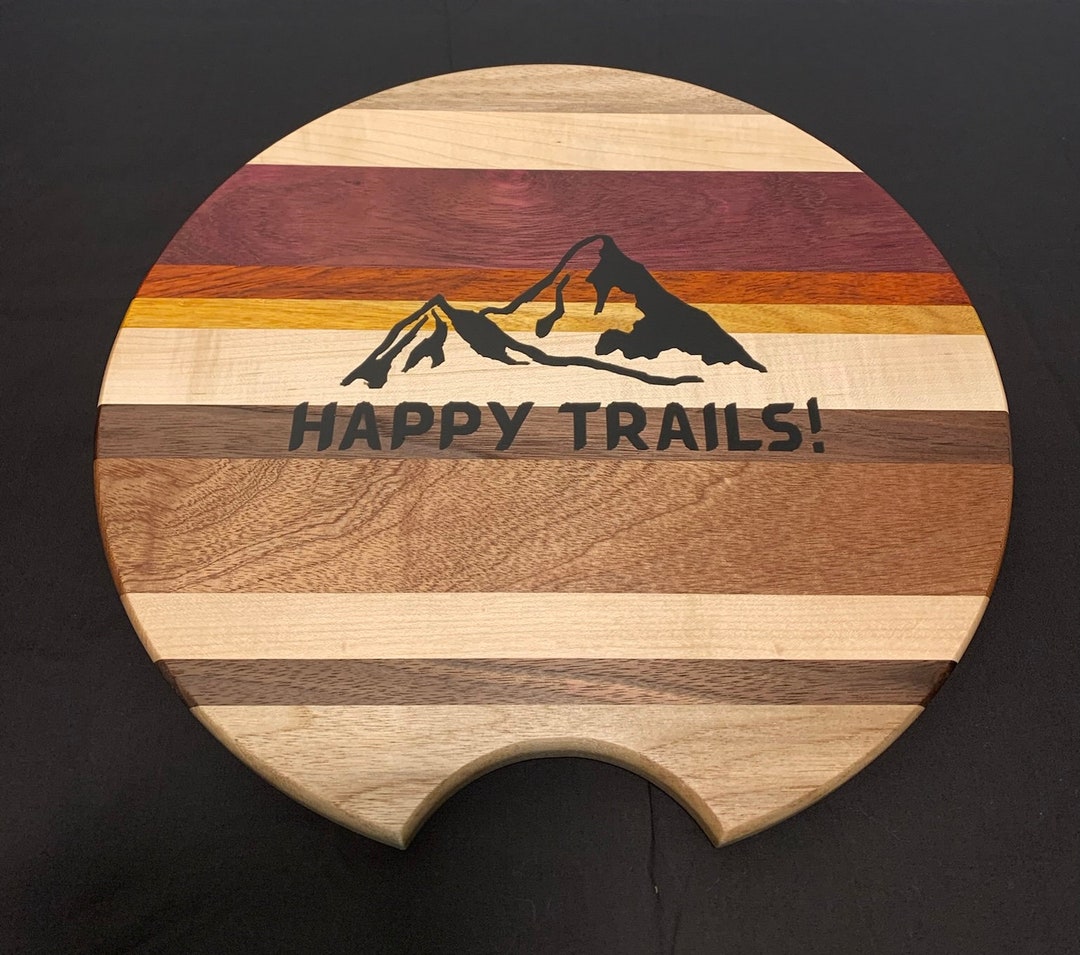 RV Custom Cutting Board Sink Cover Round Cutting Board Etsy
