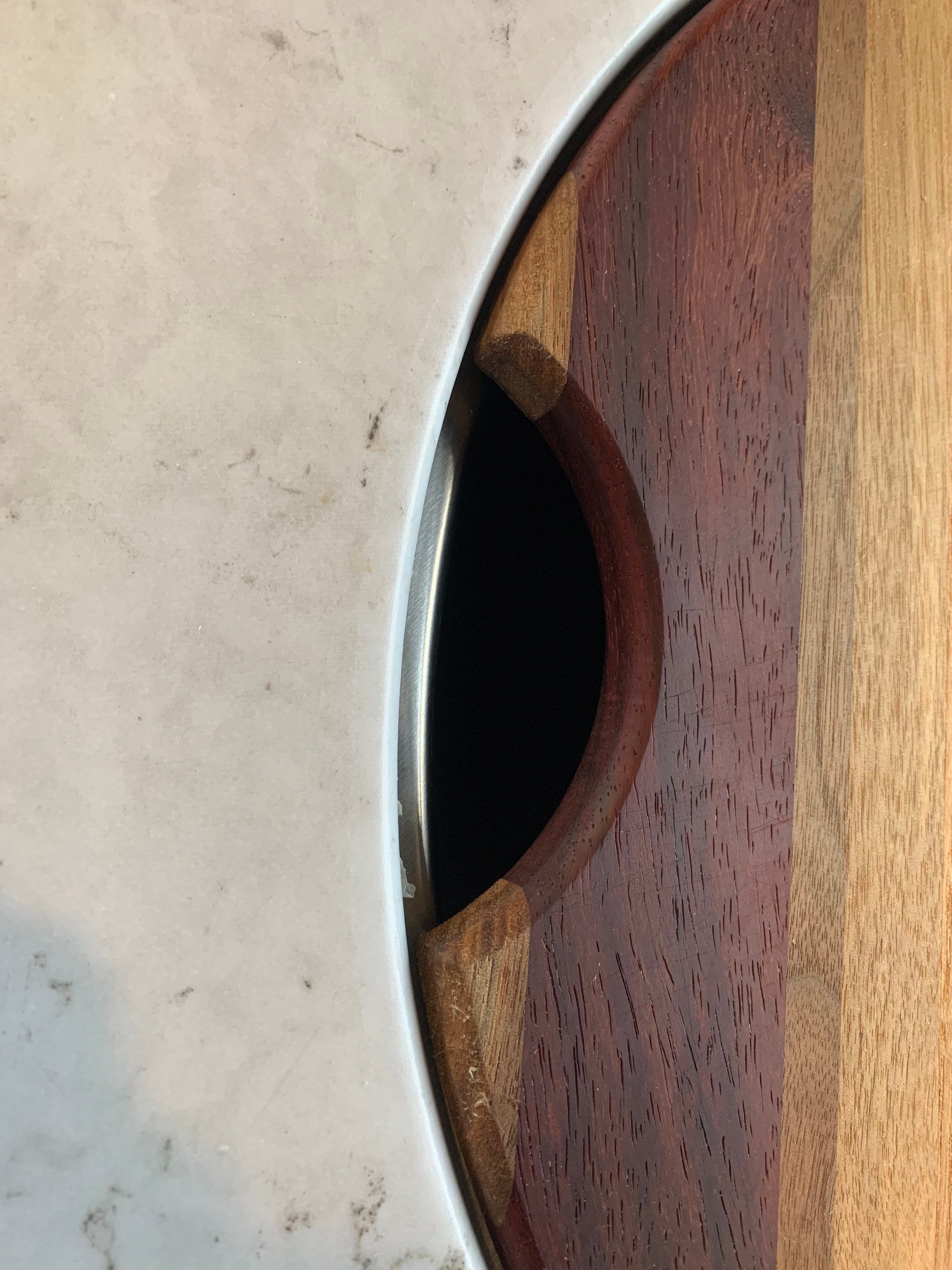 RV Custom Cutting Board Sink Cover Round Cutting Board Etsy