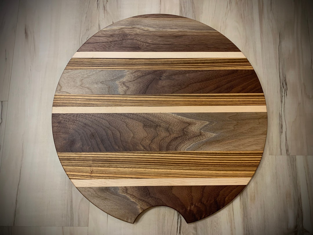 RV Custom Cutting Board Sink Cover Round Cutting Board Wolf Etsy