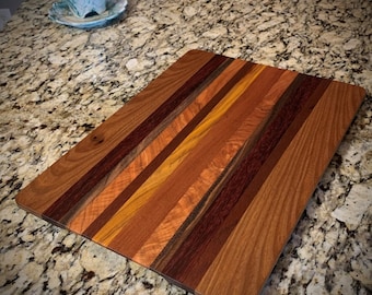 NON ENGRAVED Handmade Custom Wood Cutting Boards * Exotic Wood* Housewarming* Hardwoods