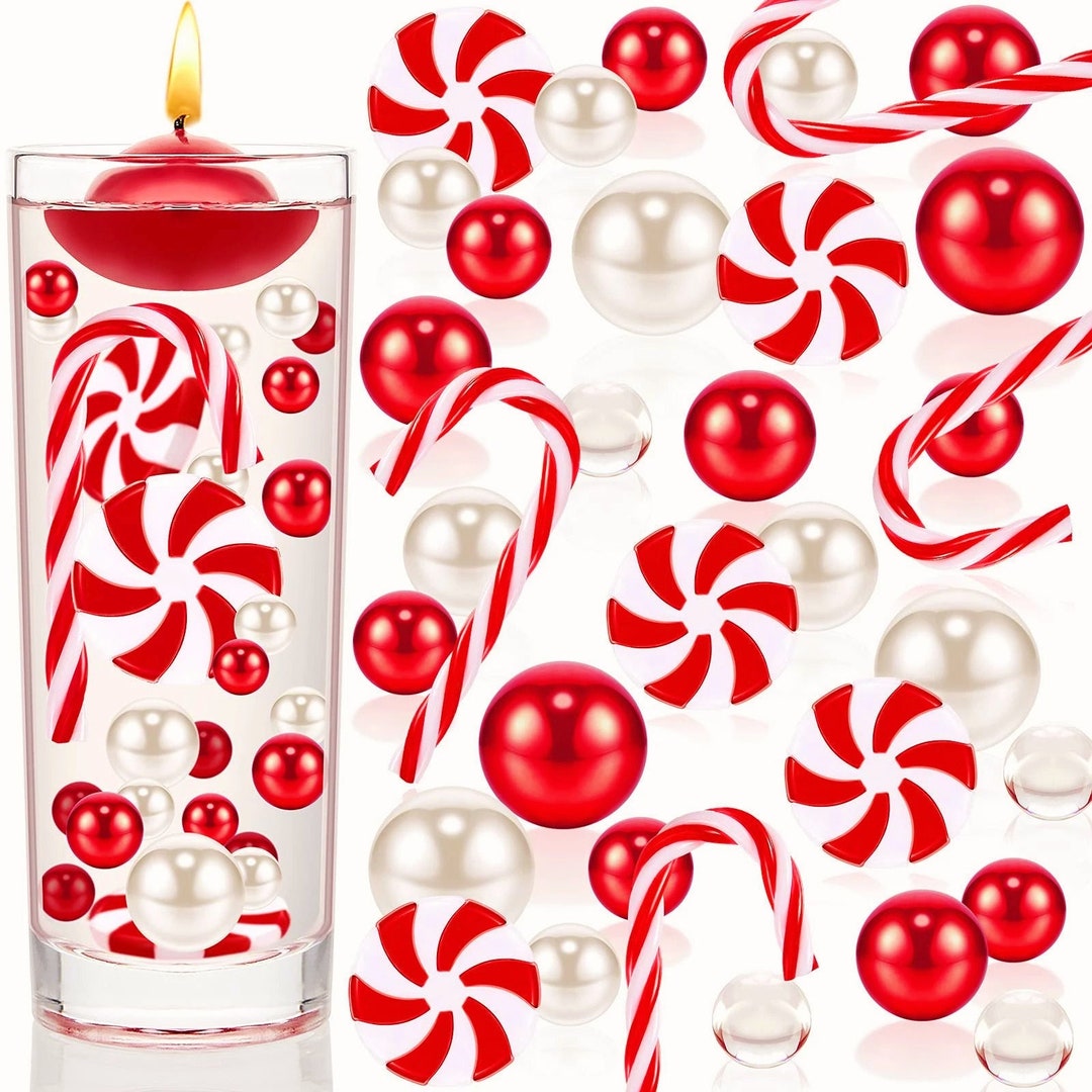 Floating Candle Vase Filler Christmas Table Centerpiece Etsy