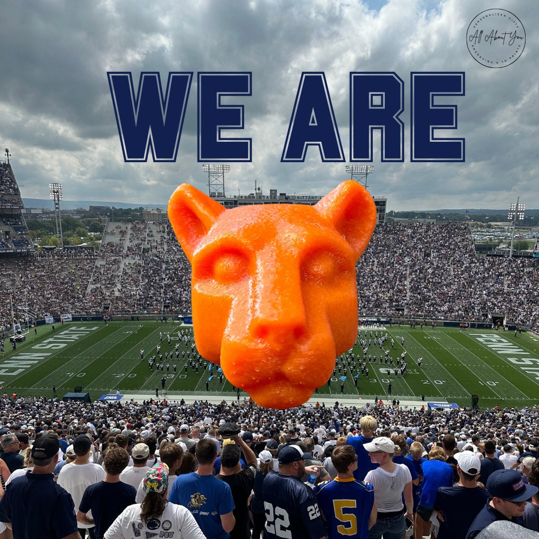 3D Printed Penn State Nittany Lion Paperweight Etsy 3d-printed-penn-state-nittany-lion-paperweight-etsy