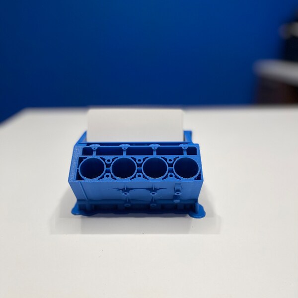 Engine Block Business Card Holder Etsy