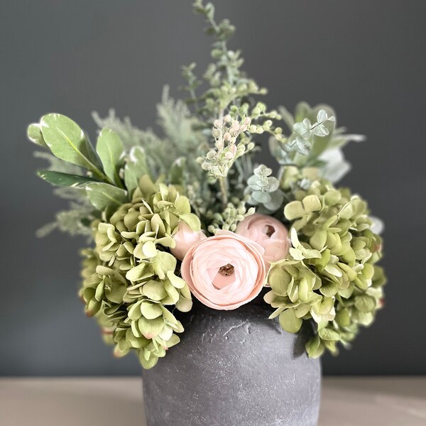 Silk Flower Arrangement Etsy UK