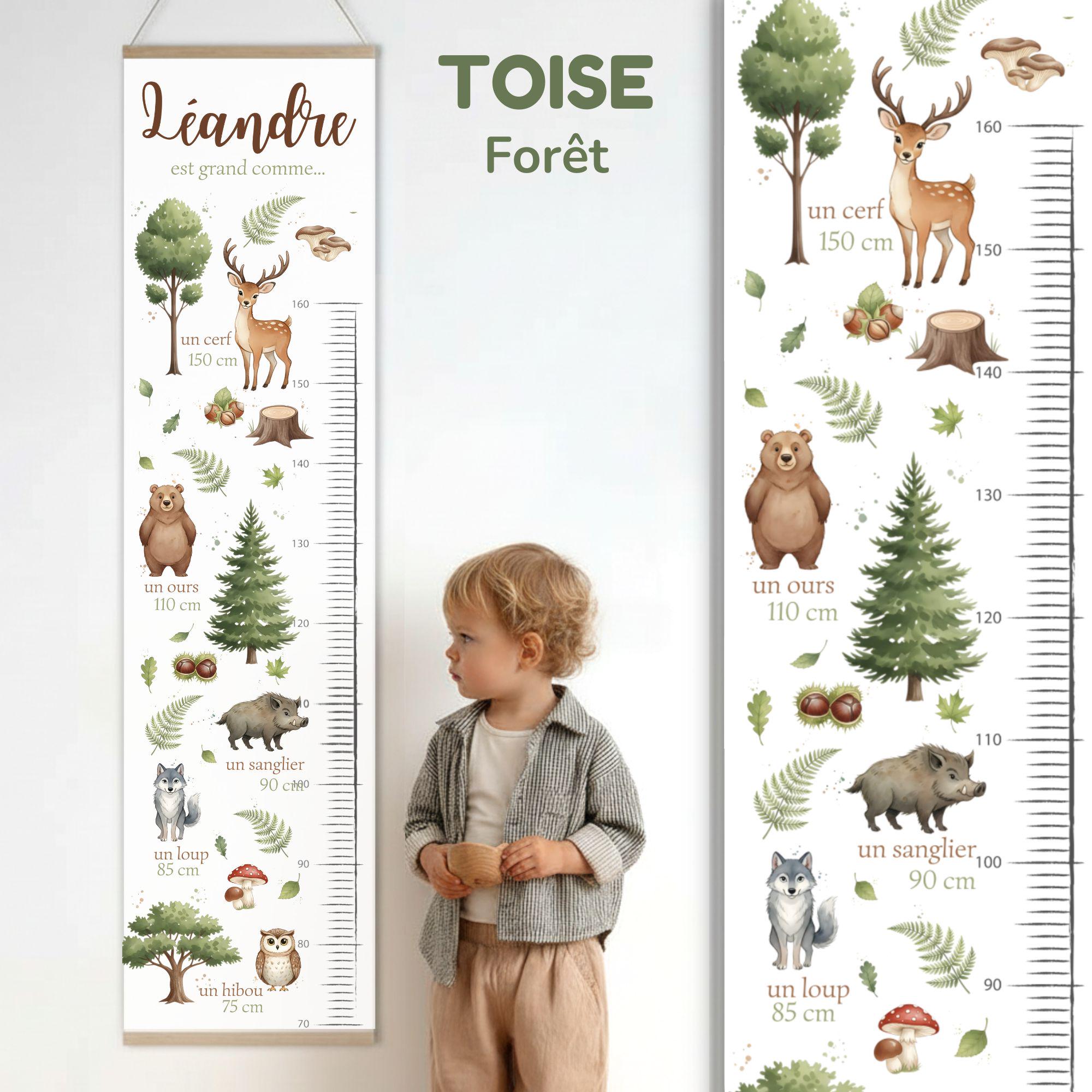 Coupons Tissu Enfant Ours Papa/fils + Fleurs Vertes - Coton, Occasion Et Neuf