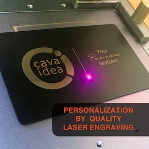 Laser Engraving Business Card