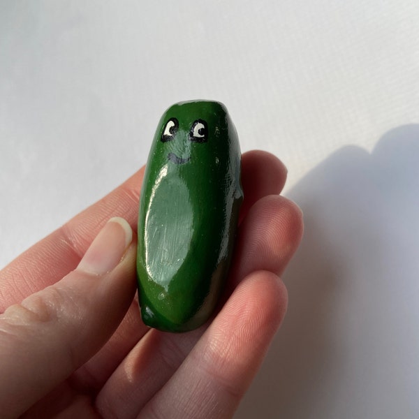 Pickle Worry Stone Friend for Stress and Anxiety