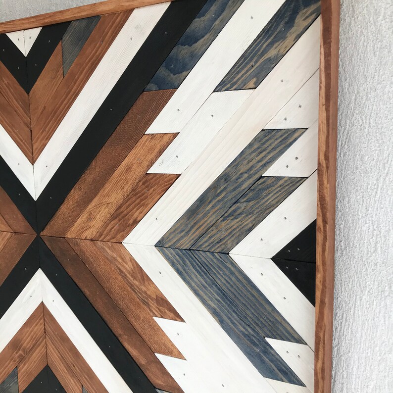 3 Piece Wall Art Wood Panel Decor Set of 3 Reclaimed Farmhouse Etsy