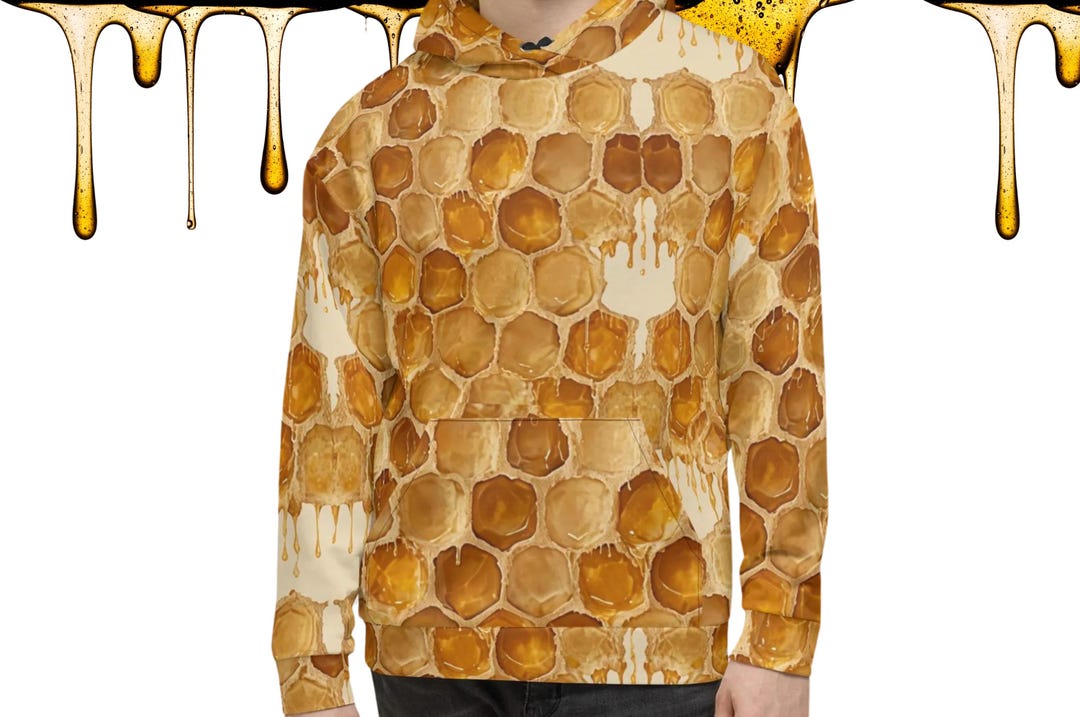 Honey Bee - Inspired By Harry Styles - Sustainably Made Hoodie main image 1