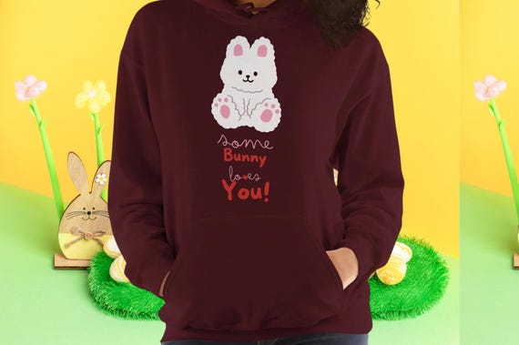 Cute bunny hoodie hotsell
