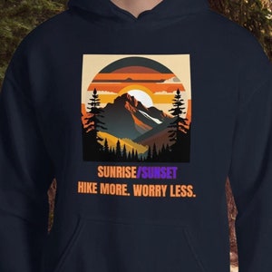 Hiking Adventure Hoodie, Outdoor Sweatshirt, Nature Lover Gift, Trail Ready Apparel, Outdoor Adventure Sweatshirt, Mountain Hiking Hoodie