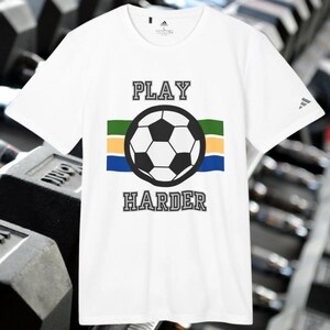 Adidas Unisex  T Shirt, Gift for Soccer Players, Custom Designed Adidas Tee, Sports Apparel, Premium Adidas Tee, Soccer Player T Shirt