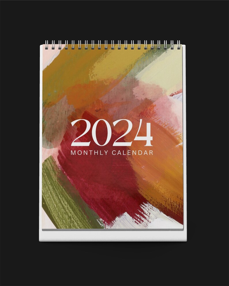 2024 Printable Calendar 2024 Printable Boho Calendar 2024 Etsy Australia
