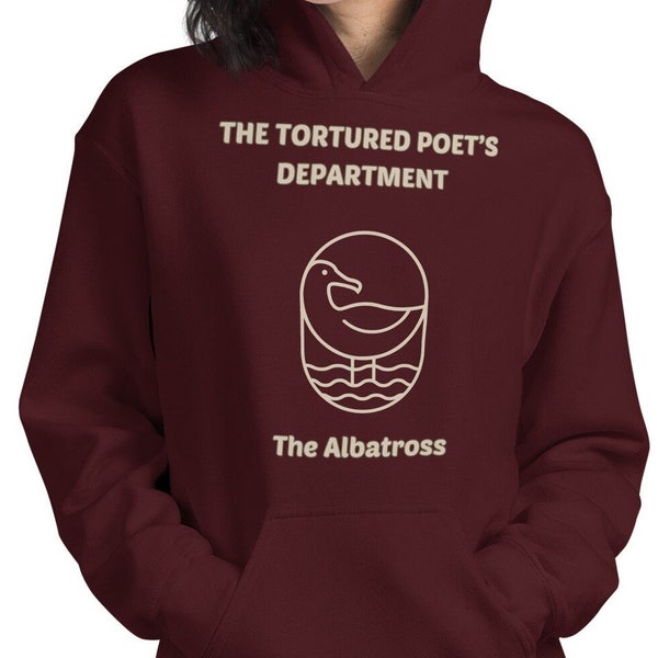 The Tortured Poet's Department Hoodie, The Albatross Hoodie, The Albatross Sweatshirt, Tortured Artist Hoodies, Tragic Poet Clothing