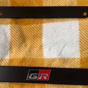 GR license plate ( Black )
