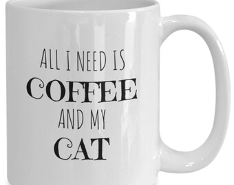 Taza de café con diseño de gato, regalo para amantes de los gatos