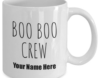 Taza de Boo Boo Crew, Regalo divertido para enfermeras