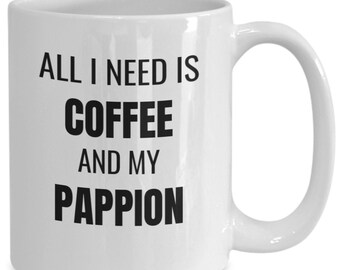 Taza de perro Papion, regalo para amantes del café y los perros