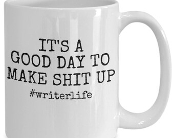 Taza para escritores, regalo divertido para autores, #vidadeescritor