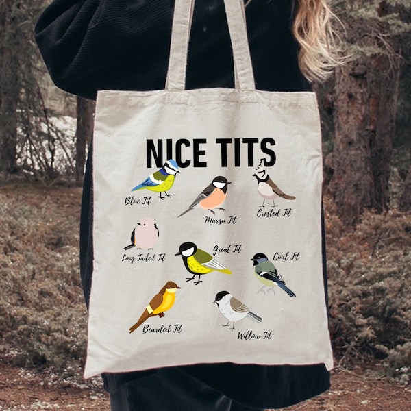 Bird Tote Bag Etsy