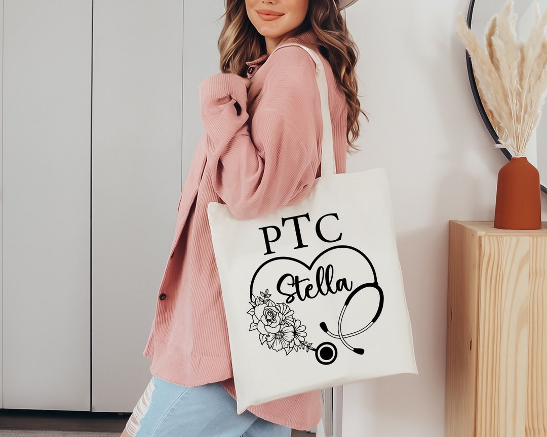 Personalized PCT Tote Bag, Custom Name PCT Gift Totes, Patient Care