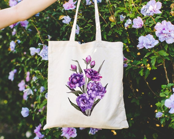 Wildflower Bouquet Tote Bag