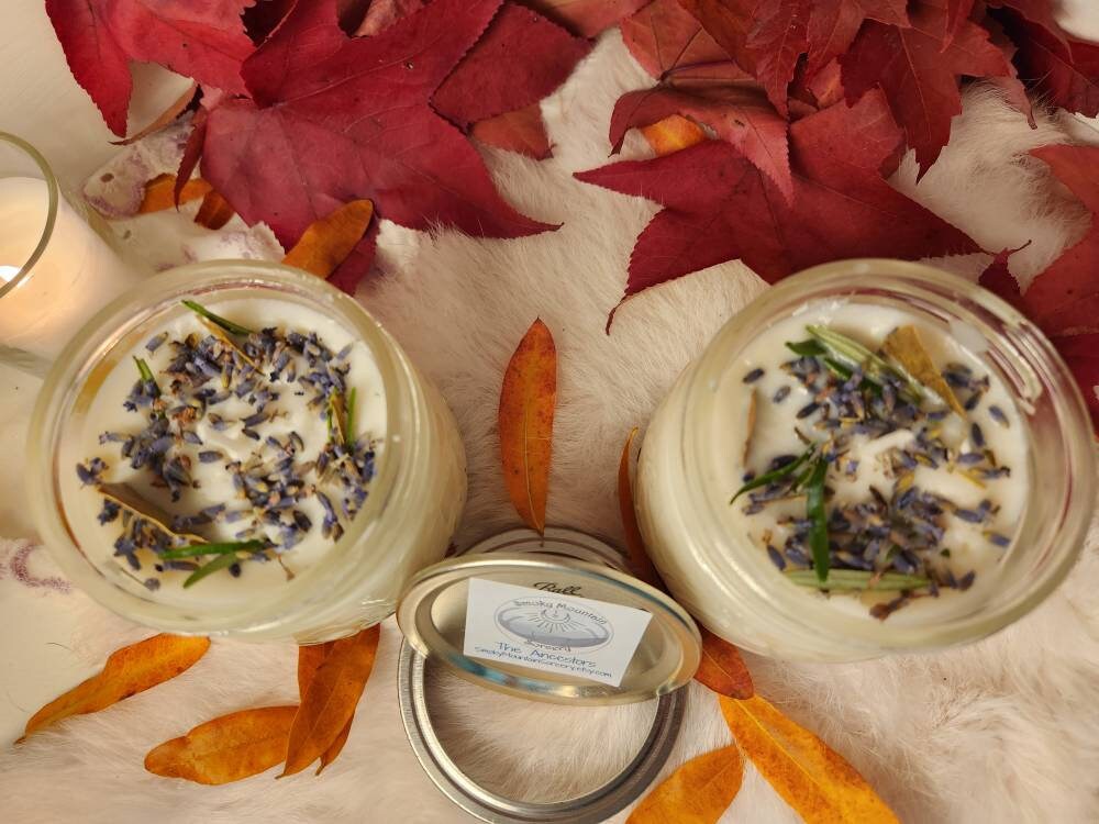 Ancestor Veneration Offering/ Devotional Candle scented 8oz Organic Soy