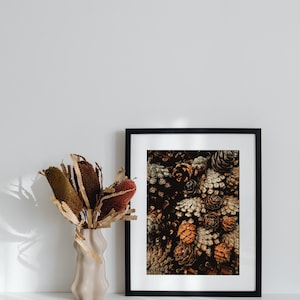 Fall pinecone halloween