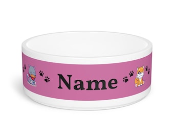Ciotola personalizzata per animali domestici - Design personalizzato, ciotole per cani e gatti, regali unici per animali domestici, accessori divertenti per animali domestici, prodotti personalizzabili per animali domestici