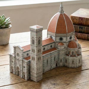 Cattedrale di Firenze fai da te in carta: modello digitale architettonico - Crea il tuo monumento iconico