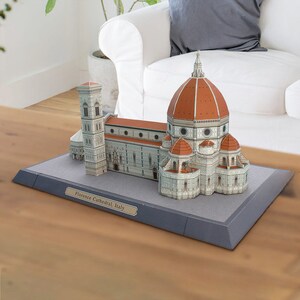 Papercraft DIY Kathedrale von Florenz: Architektonisches digitales Muster - Erstellen Sie Ihr eigenes ikonisches Wahrzeichen