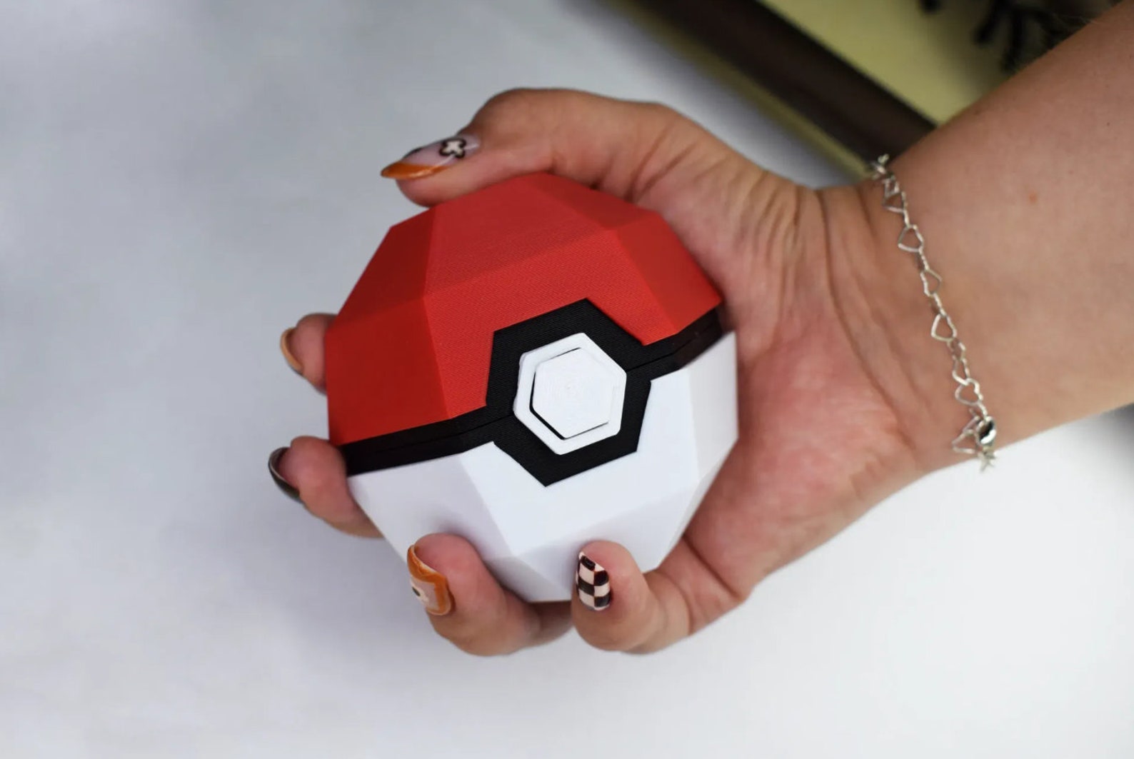 Paper Pokeball Pokemon Papercraft 3D Template Etsy