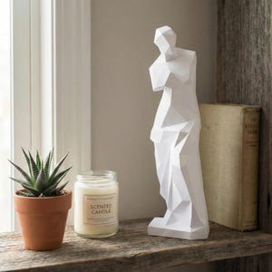 Gabarit 3D en papier pour la sculpture de la statue de Vénus en PaperCraft