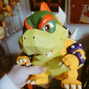 Papercraft Bowser 64 Paper 3D Template