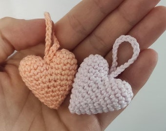 Heart Keychain Crochet Pattern - Create Your Own Adorable Keychain - Digital Download, Key Ring Heart Accessory