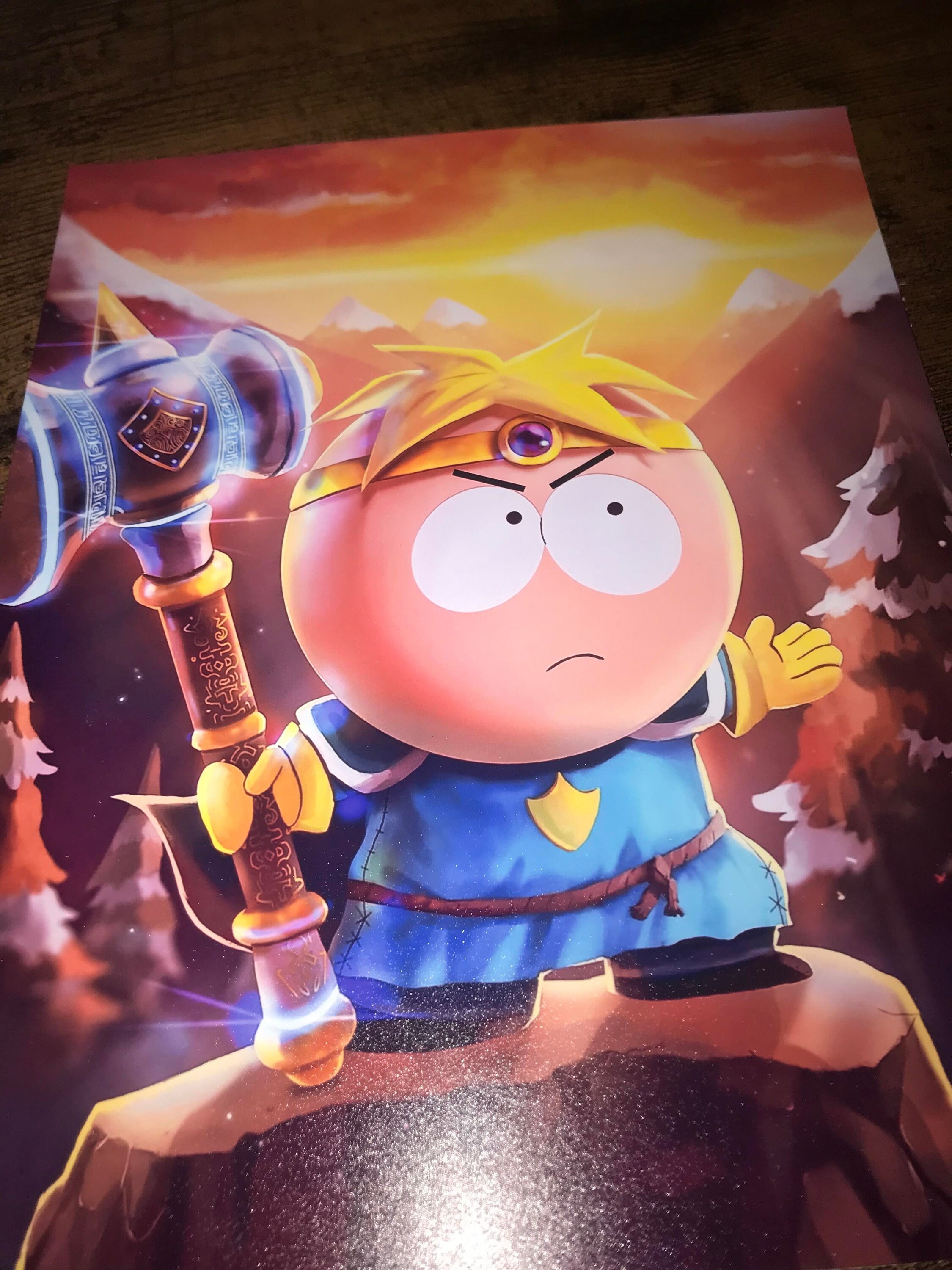South Park Paladin Butters 10x8 Poster Print Deluxe Etsy Australia