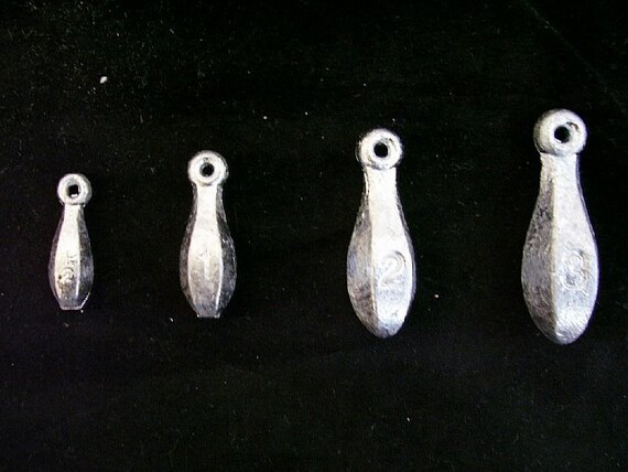 Hand-Poured 1oz Bank Sinkers – 100 Pack, Lead Fishing Weights – Made In Ohio, USA