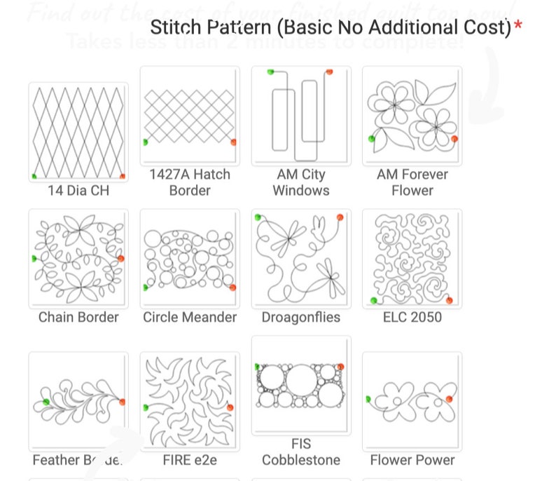 LONG ARM QUILTING Service. Gammill Statler Ascend E2E Computerized