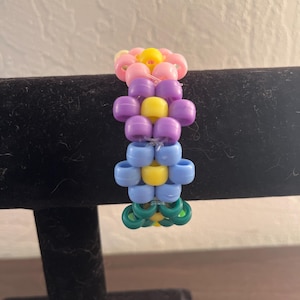 kandi flower cuff