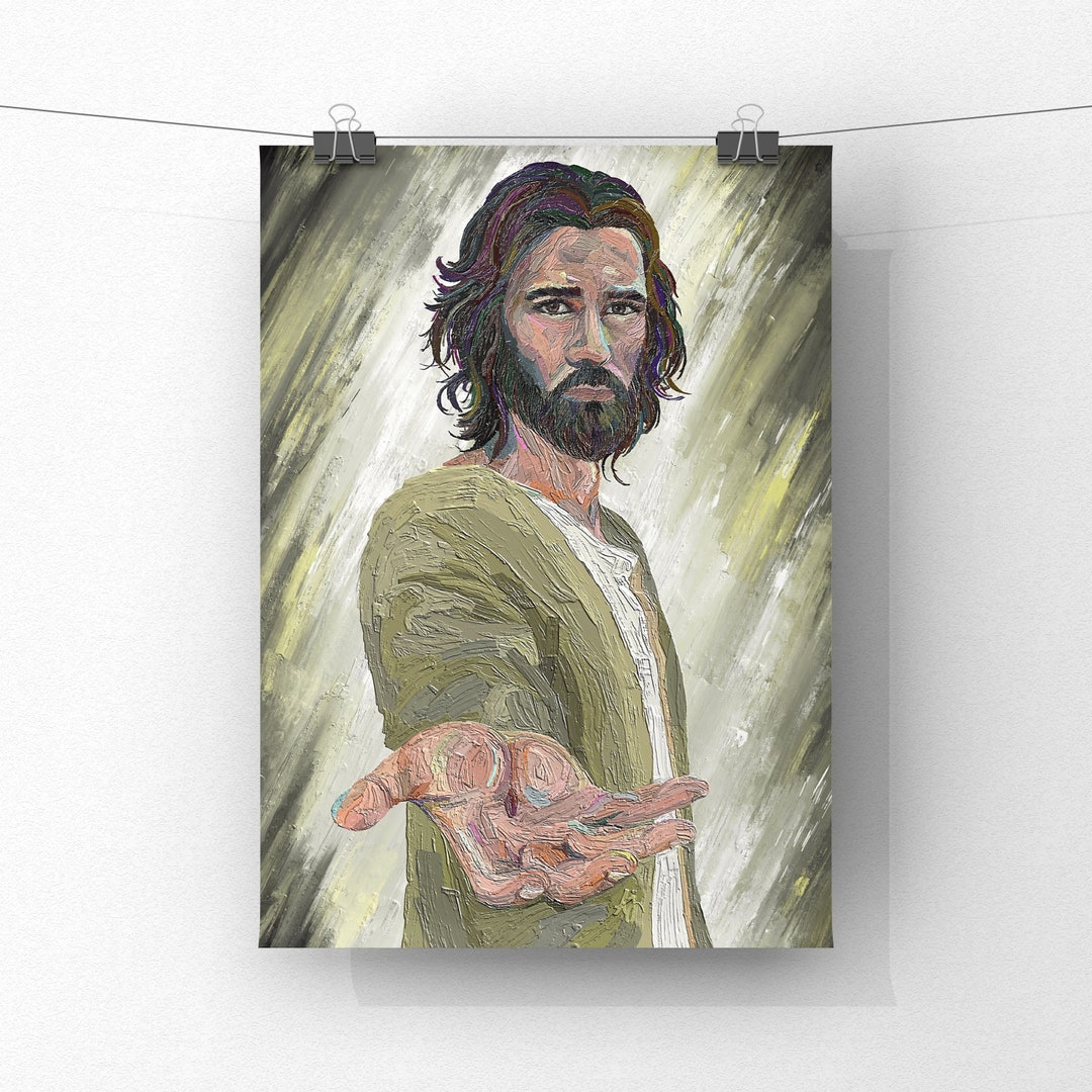 Jesus Christ Fine Art Instant Download Original Artwork bringer of Light Etsy