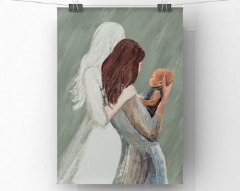Spiritual Fine Art - Instant Download - Original Artwork - “Mothers”