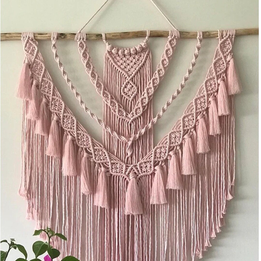 Wallart Macrame Design, Macrame Wall Hanging Decor, Housewarming Gift