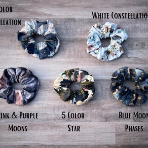 Stars and Moons Scrunchies