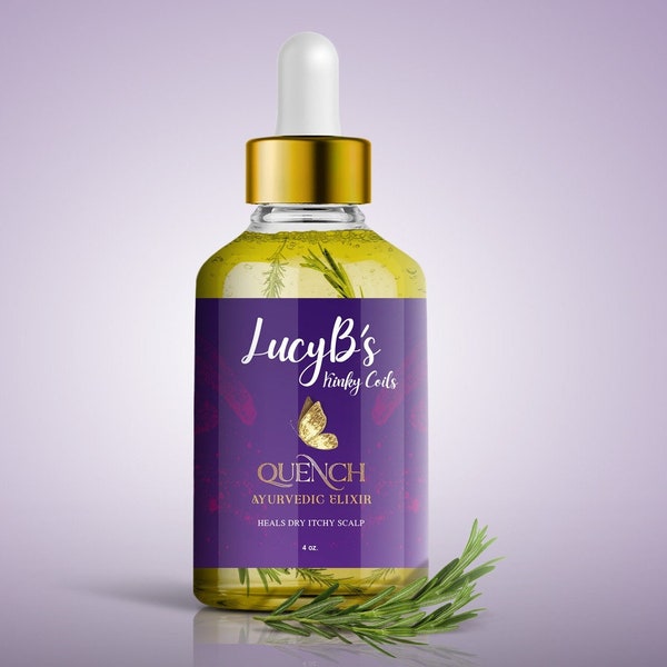 Ayurvedic Herbal Oil - Elixir Stimulates Scalp ~ Stimulates Thinning Edges & Soothes Itchy Dry Scalp