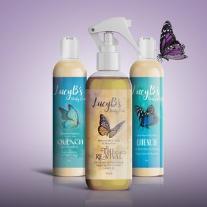 The Revival Hydrating Bundle ~ Extreme Moisture for Dry, Damaged Hair, Heat Protectant