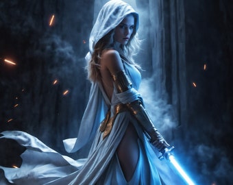 Project Jedi Collection #3, Instant Download, Printable Art, SciFiArt Digital Poster, Wall Art, Gift, Star Wars, Photography