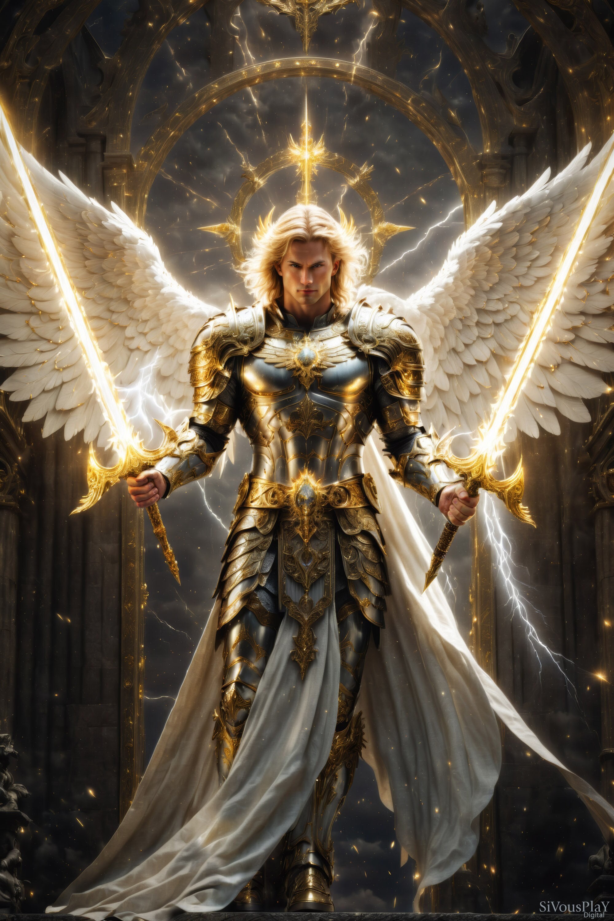 Archangels Collection 4, Instant Download, Printable Art, Fantasyart ...